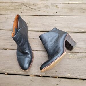Lucky Brand‎ Eesa Block Heel Booties Women’s Black size 11M